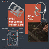 13-Piece Survival Gear Kit – Multi-Function Outdoor Emergency, First Aid & Camping Tools for Hiking and Adventure