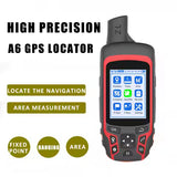 A6 High Precision Handheld GPS Positioning Fixed Point Navigation Measurement Tools Records GPS Track for Hiking camping